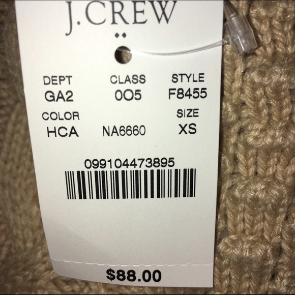 J Crew Purple Cable knit Sweater - Picture 3 of 4